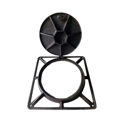 BS EN124 Cast Ductile Iron Manhole Cover GGG500-7 With Frame For Construction