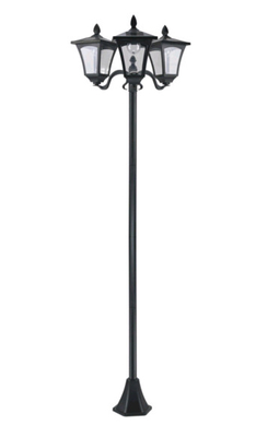 European Style Aluminum Light Pole Lamp Post Metal Landscape Decoration 3m - 10m Height
