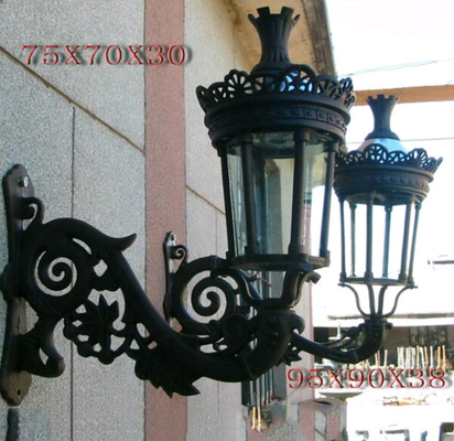 Antique Handmade Cast Iron Light Pole Waterproof Vintage Street Light Pole