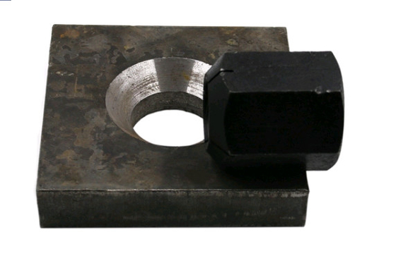 Domed Anchor Plate Square Concrete Anchor Plates for Thread Steel Bars System